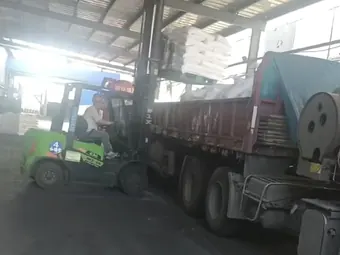 Loading inside the warehouse